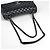 Borsa a Spalla con Catena Chanel Coco Mark Nero - vista 9