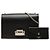 Saint Laurent Borsa a tracolla Metropolis in pelle liscia nera con catena Nero - vista 8