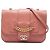 Chanel Pink Small Quilted Sheepskin Front Chain Flap Rosa