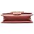 Chanel Pink Small Quilted Sheepskin Front Chain Flap Rosa - vista 3