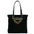 Tote Tessuto nero decorato Prada