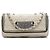 Chanel White Quilted Aged Lambskin Reissue 2.55 East West Flap Bianco Crudo