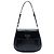 Borsa a tracolla Prada Cleo con patta in pelle Spazzolato nera Nero