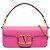 Borsa Valentino Pink Medium Calfskin VLogo Loco Rosa