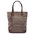 Fendi Beige Zucchino Canvas Chef Front Pocket Shopping Tote