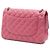 Chanel Pink Jumbo Classic Lambskin Double Flap Rosa - vista 2