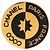 Spilla rotonda Chanel Gold Gold Plated Enamel Coco Star Logo D'oro