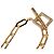 Collana Louis Vuitton Gold Placcato Oro Crystal Flower Power D'oro - vista 5