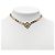 Collana Louis Vuitton Gold Placcato Oro Crystal Flower Power D'oro - vista 6