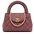 Borsa Chanel Pink Nano Washed Denim Kelly Shopper Rosa