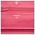 Wallet On Chain Portafoglio con catena Chanel in agnello con stampa CC rosa e camelia - vista 5