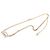 Collana Choker Chanel Gold CC con Logo in strass e placcatura oro D'oro