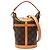 Borsa Duffle Bucket Louis Vuitton Marrone Monogram