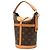 Borsa Duffle Bucket Louis Vuitton Marrone Monogram - vista 2
