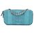 Clutch Chanel Blue Raffia Deauville Double Zip con Catena Blu chiaro