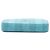 Clutch Chanel Blue Raffia Deauville Double Zip con Catena Blu chiaro - vista 3
