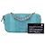 Clutch Chanel Blue Raffia Deauville Double Zip con Catena Blu chiaro - vista 7