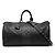 Louis Vuitton Keepall Bandouliere 50 in pelle Taiga nera Nero