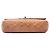 Chanel Brown Medium Classic Crinkled Patent Double Flap Marrone Marrone chiaro - vista 3