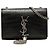 Borsa a tracolla Kate con nappa con stampa coccodrillo nera Saint Laurent Small Nero
