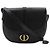 Dior Crossbody aus schwarzem Leder