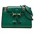 Borsa a tracolla Gucci Green Small Guccissima Emily Verde