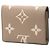 Portafoglio Louis Vuitton Beige Monogram Empreinte Giant Victorine - vista 2