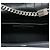 Borsa a tracolla Kate con nappa con stampa coccodrillo nera Saint Laurent Small Nero - vista 4