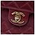 Chanel Red Paris Edinburgh Matelassé Caviar Retro Class Flap Rosso Bordò - vista 5