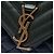 Saint Laurent College Tasche Grün Medium Triquilt Tricolor Lammfell mit Monogramm Dunkelgrün - Ansicht 5