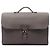 Hermès Sac A Depeches 38 em Togo Marrom Castanho escuro