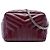 Borsa bowling LouLou in pelle di vitello matelassé rossa Small di Saint Laurent