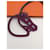 Cannes Hermès Paddock Horse Leather Bag Charm - Turquoise Blue/Anemone Dark purple  - view 4