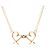 Pendente Double Loving Heart Tiffany & Co. in oro rosa 18K con zaffiro rosa D'oro - vista 2