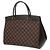 Borsa Louis Vuitton Damier Rivoli MM Marrone - vista 3