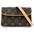 Pochette Florentine Monogram da donna Louis Vuitton Marrone Monogramma