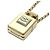 Collana con pendente Coco Mark Chanel B22S D'oro - vista 3