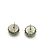 Timeless Orecchini a lobo Chanel 02C Rhinestone Coco Mark Argento Rosa - vista 7
