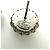 Timeless Orecchini a lobo Chanel 02C Rhinestone Coco Mark Argento Rosa - vista 8