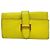 Hermès HERMES Bearn 4-Schlüssel Etui Gelb