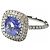Anillo Sole de platino Tiffany & Co. con tanzanita