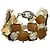 Bracciale Charm Bottega Veneta Marrone Beige