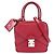 Bolsa de couro vermelha feminina Louis Vuitton Vermelho