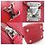 Bolsa de couro vermelha feminina Louis Vuitton Vermelho - vista 8