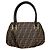 Bolsa Fendi Zucca marrom de couro e lona - vista 2