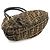 Bolsa Fendi Zucca marrom de couro e lona - vista 3