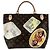 Borsa a tracolla e messenger Cindy Sherman da donna Louis Vuitton Marrone - vista 2