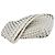 Clutch in pelle bianca Bottega Veneta Bianco - vista 2