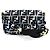 Borsa a tracolla Zucca da uomo e donna Fendi Nero Bianco Blu - vista 2