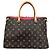 Borsa a mano Monogram Pallas da donna Louis Vuitton Marrone Rosso - vista 2